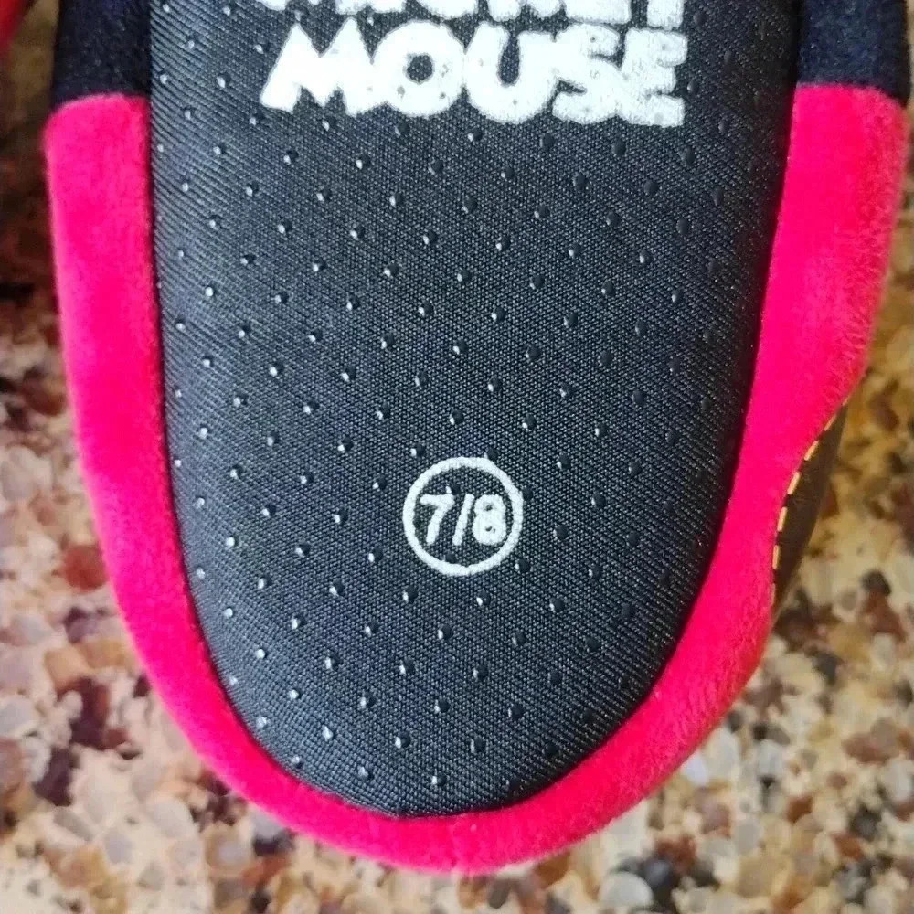 Mickey Mouse Youth Plush Cozy Sock Top Slippers NWOT - Picture 11 of 11